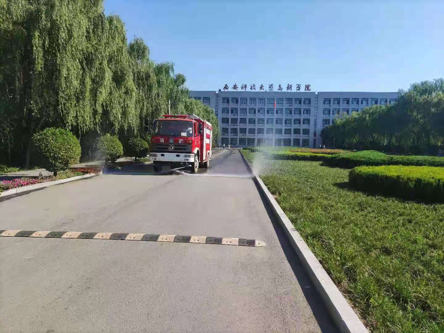 保衛(wèi)與后勤保障處認真做好招生期間各項保障工作