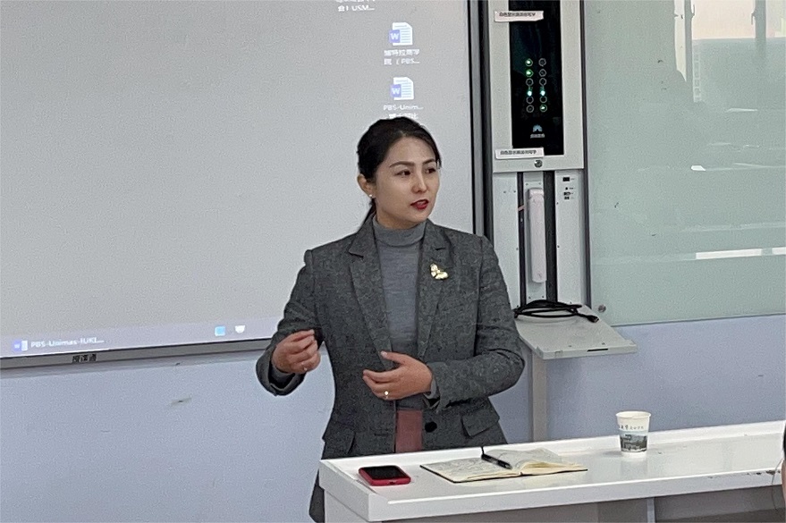 劉貝貝院長強(qiáng)調(diào)國際化工作的重要性